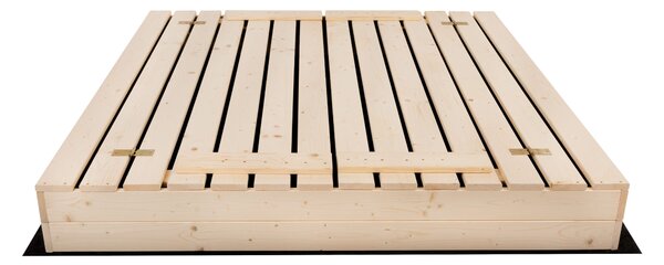 Profitent Uzatvarateľné pieskovisko s lavičkami 150x150cm +agrotextília+krycia plachta