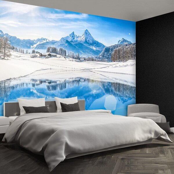 Fototapeta Vliesová Zimné alpy 152x104 cm