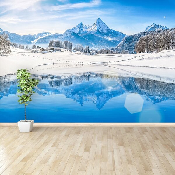 Fototapeta Vliesová Zimné alpy 152x104 cm