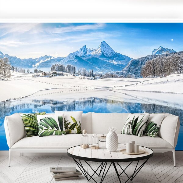 Fototapeta Vliesová Zimné alpy 152x104 cm