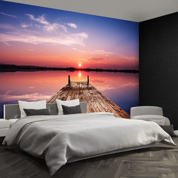 Fototapeta Vliesová Drevené mólo 104x70 cm