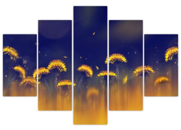 Obraz - Púpavy (150x105 cm)