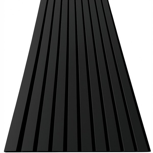 Profitent 3D lamelový panel 255x46cm SLIM - čierna