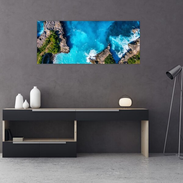 Obraz - Zátoka na Bali (120x50 cm)