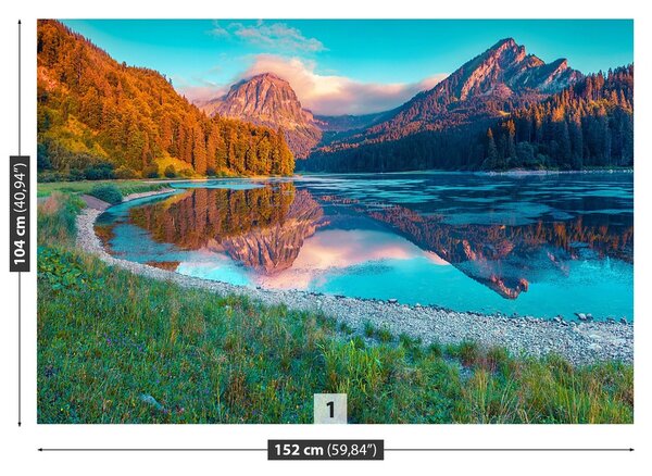 Fototapeta Vliesová Jazero obersee 152x104 cm