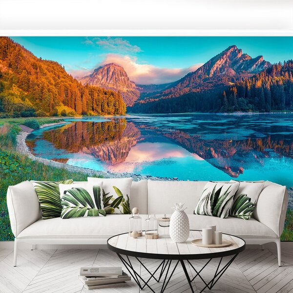Fototapeta Vliesová Jazero obersee 152x104 cm
