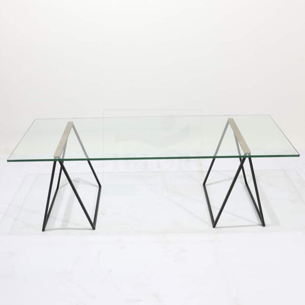 Albert sklenený jedálenský stôl