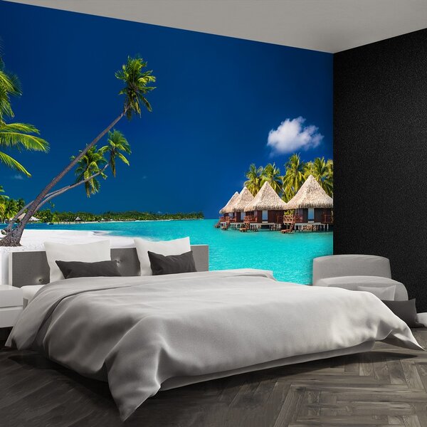 Fototapeta Vliesová Palm beach 152x104 cm