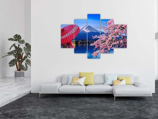Obraz - Výhľad na vrchol, Japonsko (150x105 cm)