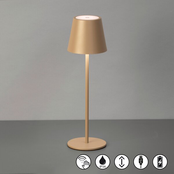 NABÍJATEĽNÁ STOLNÁ LAMPA 11/36,5 cm - Vonkajšie osvetlenie