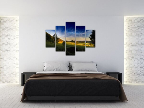 Obraz - Horská lúka (150x105 cm)