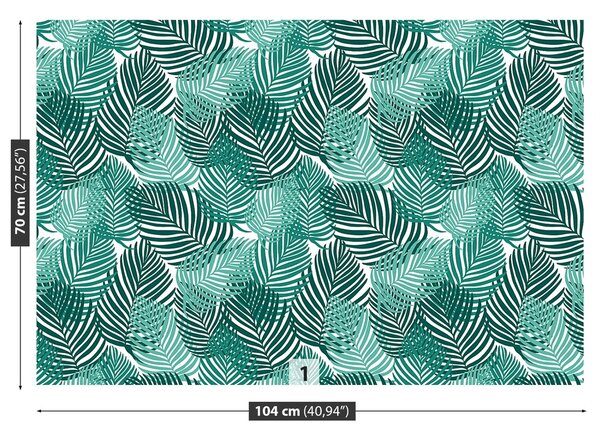 Fototapeta Vliesová Tropické listy 104x70 cm