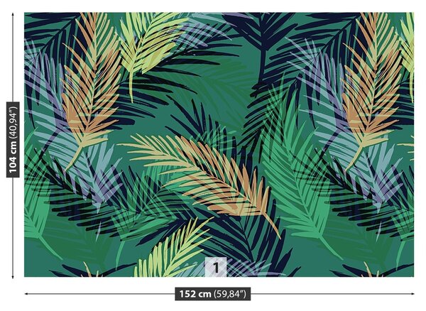 Fototapeta Vliesová Palmové listy 152x104 cm