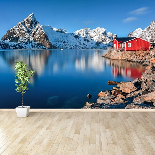Fototapeta Vliesová Lofoten nórsko 104x70 cm