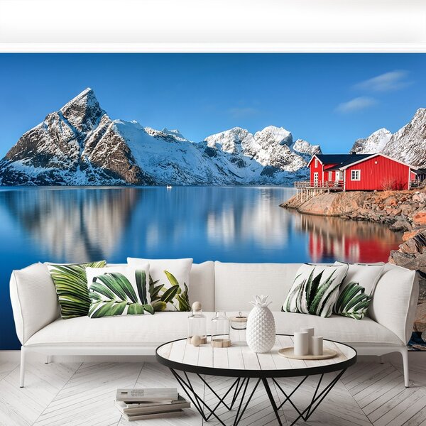 Fototapeta Vliesová Lofoten nórsko 104x70 cm