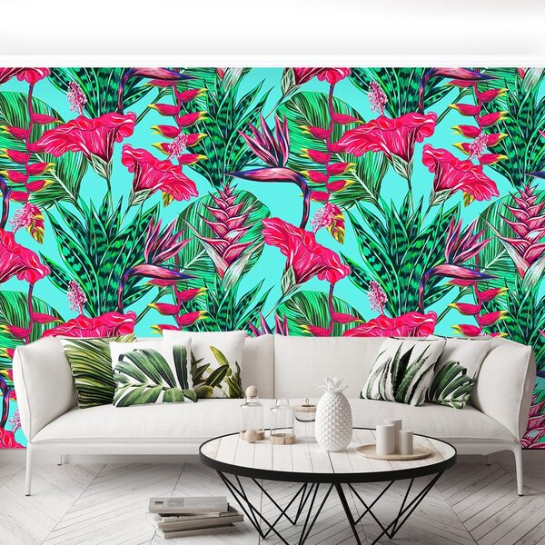 Fototapeta Vliesová Kvetinový vzor 152x104 cm