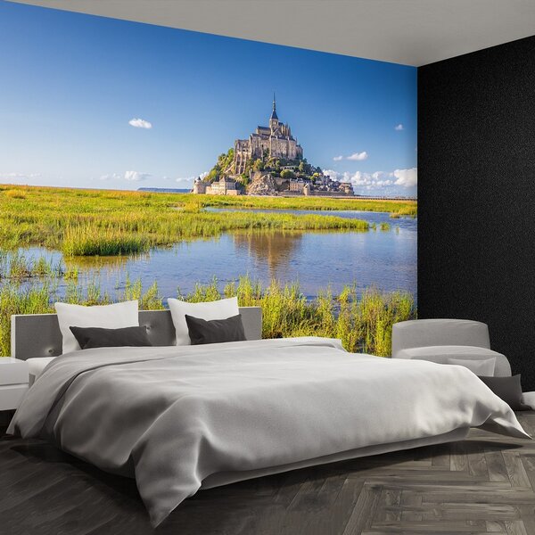 Fototapeta Vliesová Le mont saintmichel 250x104 cm