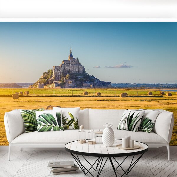 Fototapeta Vliesová Le mont saintmichel 152x104 cm