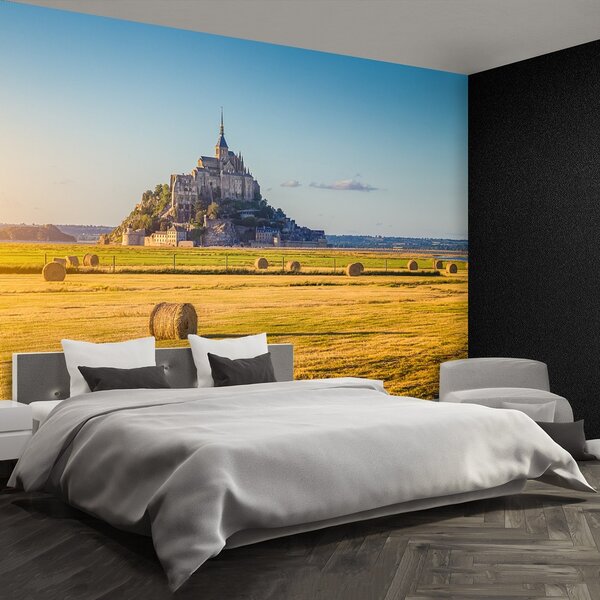 Fototapeta Vliesová Le mont saintmichel 152x104 cm
