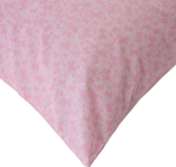 POSTEĽNÁ BIELIZEŇ, lila, biela, pink, 155/220 cm - Online Only bytové doplnky, Online Only
