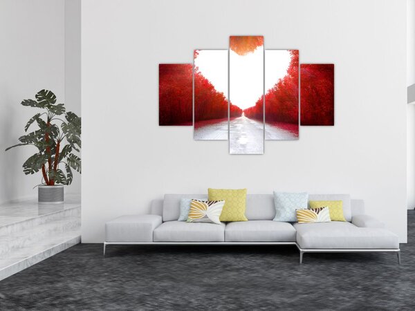 Obraz - Cesta k láske (150x105 cm)