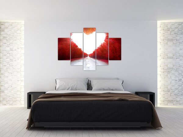Obraz - Cesta k láske (150x105 cm)