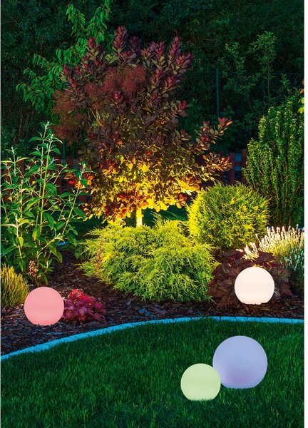 LED solárne vonkajšie svietidlo (výška 17 cm) Melo – Reality