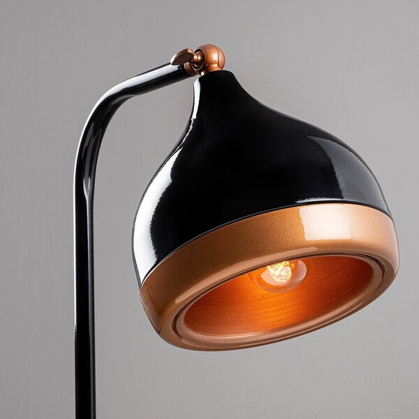 ASIR Stojacia lampa YILDO - NT - 146 čierna meď