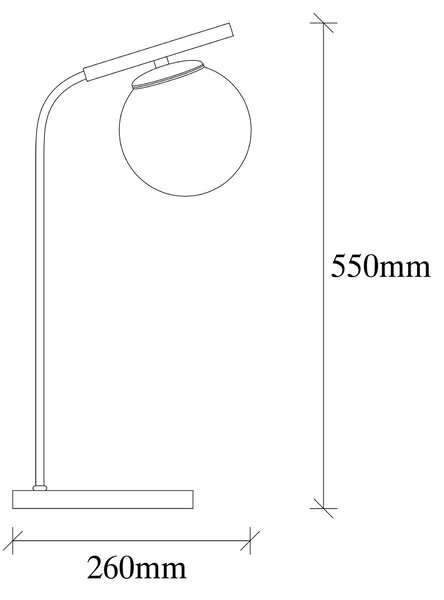 ASIR Stolná lampa YILDIZ - 4021 antická čierna