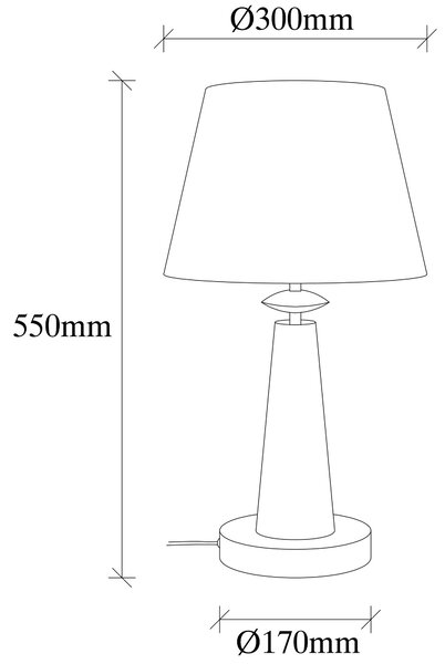 ASIR Stolná lampa PARDO - 3041