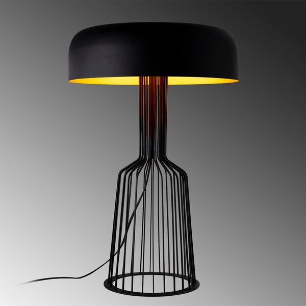 ASIR Stolná lampa FELLINI - MR-123 čierna zlatá