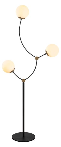 ASIR Stojacia lampa KROMOZOM - 4001 čierna biela