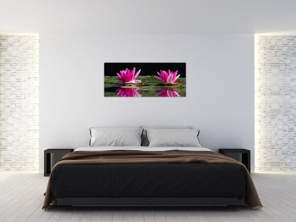 Obraz lekien na vode (120x50 cm)