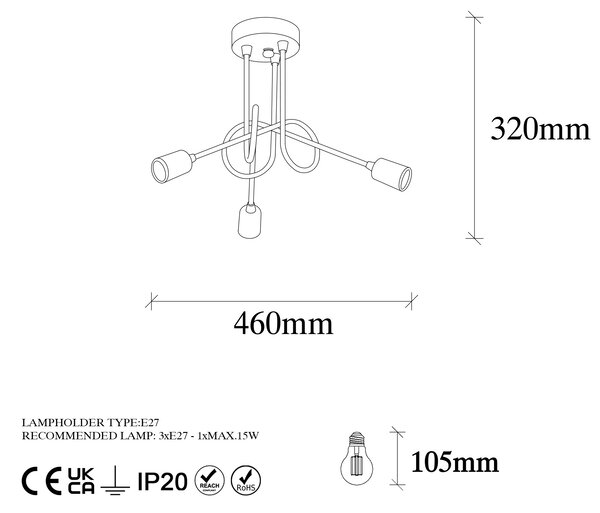 ASIR Luster VIRAJ - 10875 čierny