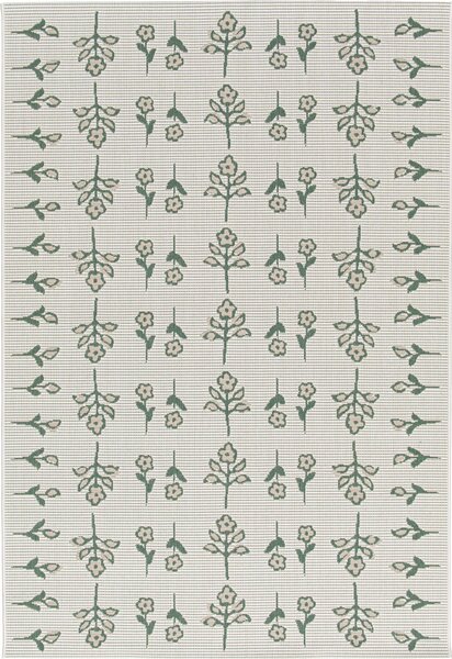 Balta , Kusový koberec Palma Natural 16825-460 - na von aj na doma, 80x150, zelená, chodba / predsieň