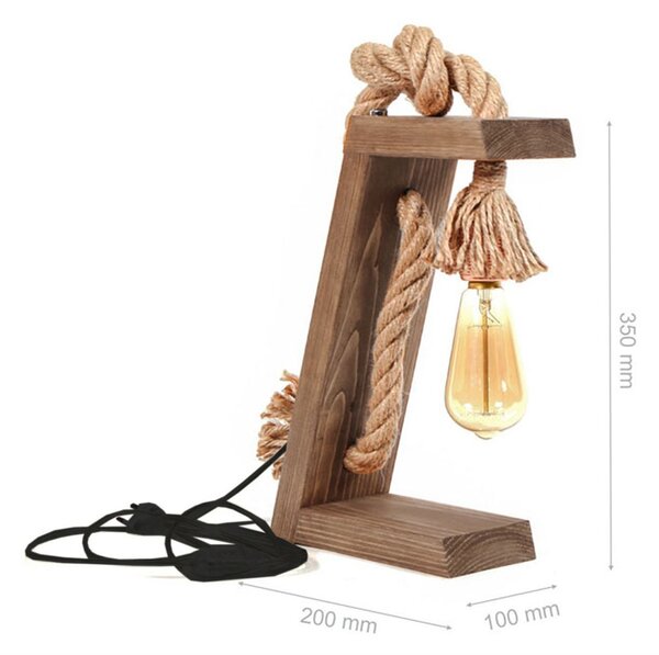 ASIR Stolná lampa PP166 orech