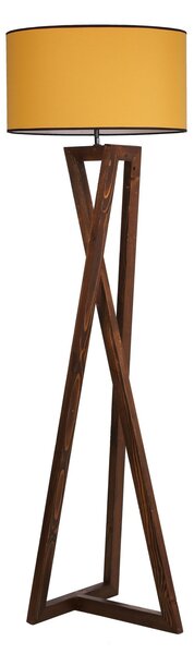 ASIR Stojacia lampa MACKA orechová horčica
