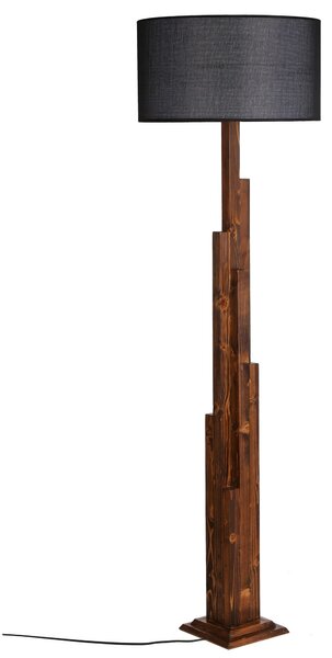 ASIR Stojacia lampa KULE čierny orech