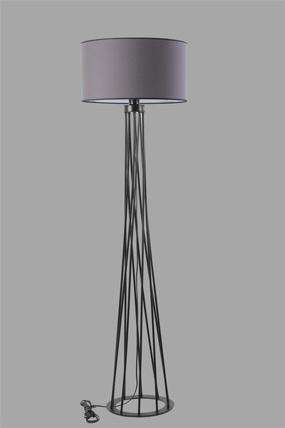 ASIR Stojacia lampa HAVIN tmavo sivá