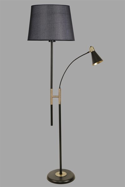 ASIR Stojacia lampa FORZA čierna