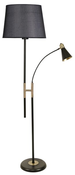 ASIR Stojacia lampa FORZA čierna