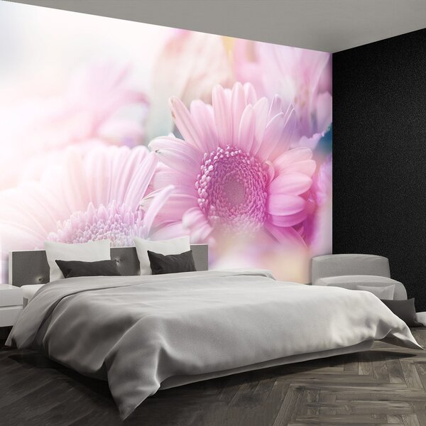 Fototapeta Vliesová Ružové kvety 104x70 cm