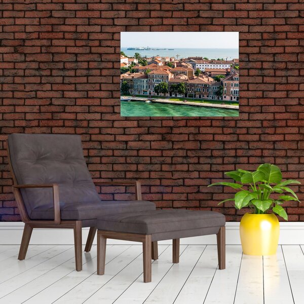 Obraz - Letecký pohľad na mesto (70x50 cm)