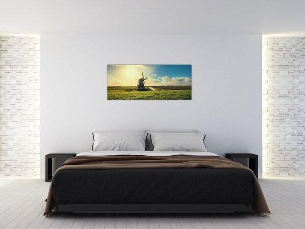 Obraz - Veterný mlyn (120x50 cm)