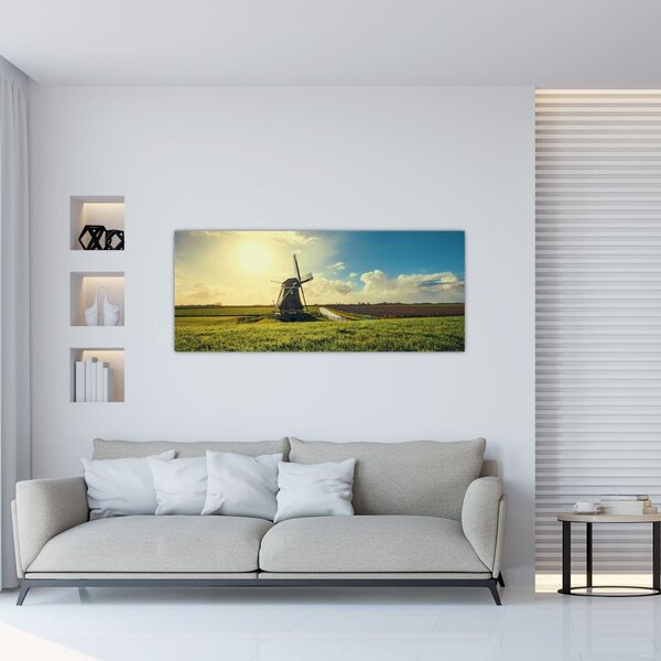 Obraz - Veterný mlyn (120x50 cm)