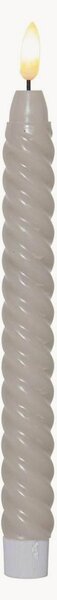 Dlhá LED sviečka's časovačom Flame Swirl Antique