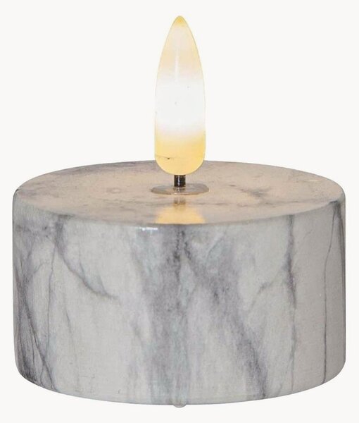 Čajové LED sviečky's časovačom Flame Marble, 2 ks