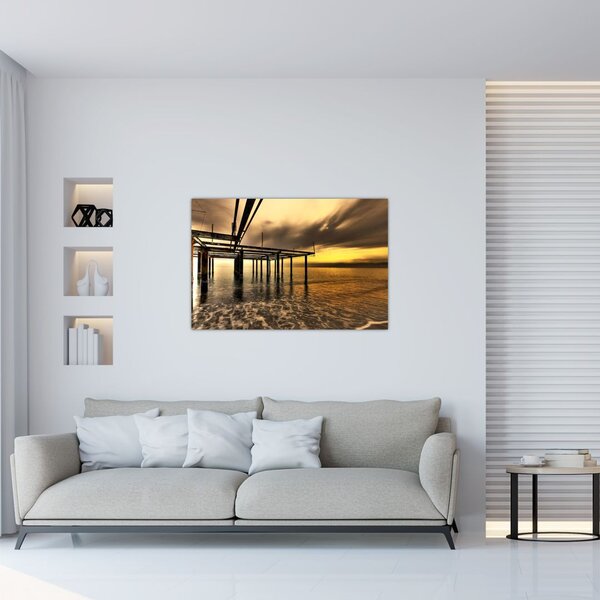 Obraz - Architektúra pri pobreží (90x60 cm)