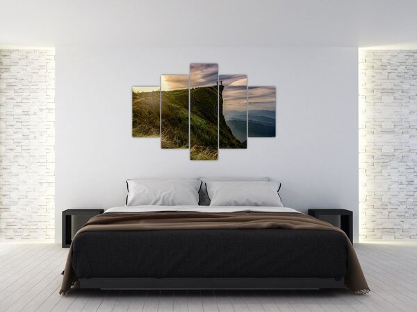 Obraz žien na útese (150x105 cm)