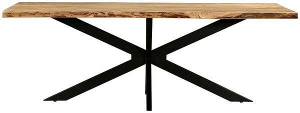 JEDÁLENSKÝ STÔL, akácia, čierna, farba akácie, 220/100/76 cm P & B - Online Only jedálne, Online Only
